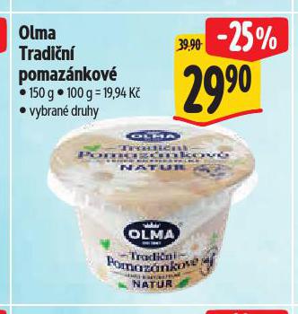 OLMA TRADIČNÍ POMAZÁNKOVÉ