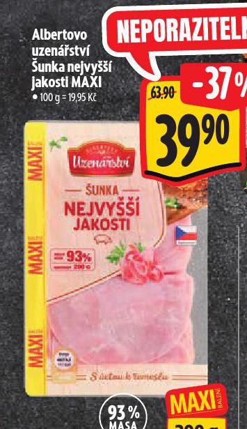 ŠUNKA NEJVYŠŠÍ JAKOSTI