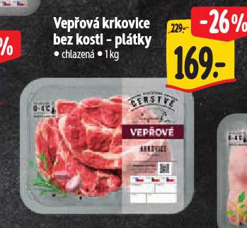 VEPŘOVÁ KRKOVICE BEZ KOSTI