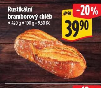 RUSTIKÁLNÍ BRAMBOROVÝ CHLÉB