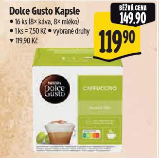 KÁVOVÉ KAPSLE DOLCE GUSTO