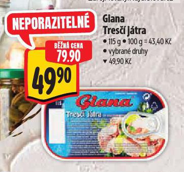 GIANA TRESČÍ JÁTRA