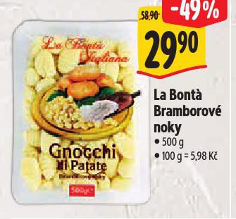 LA BONTÁ BRAMBOROVÉ NOKY