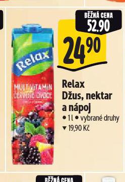 RELAX DŽUS, NEKTAR A NÁPOJ