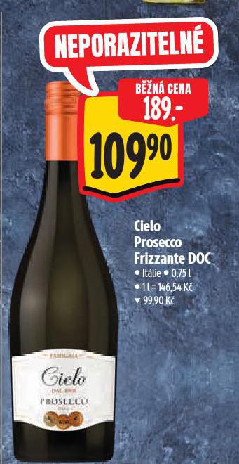 CIELO PROSECCO FRIZZANTE DOC