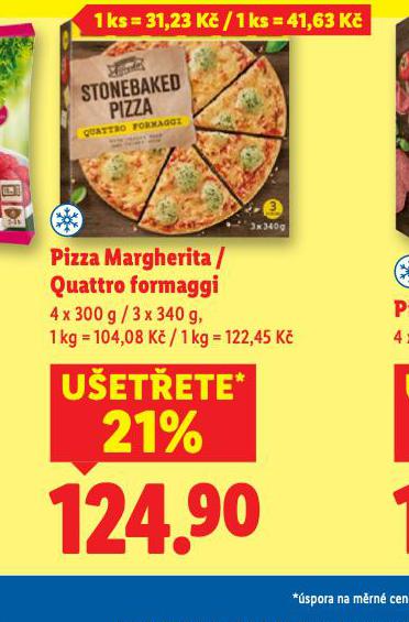 PIZZA QUATTRO FORMAGGI