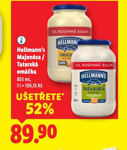 HELLMANN�S TATARSK� OM��KA, MAJON�ZA