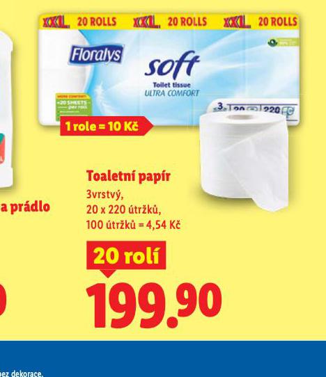 FLORALYS TOALETN� PAP�R