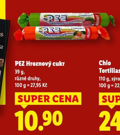 PEZ HROZNOV� CUKR