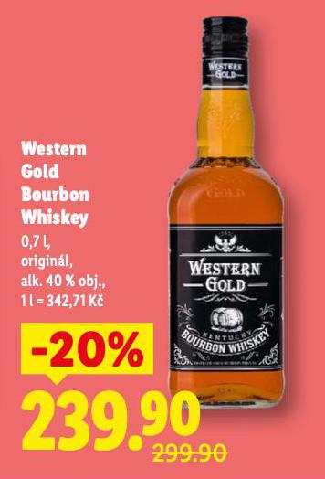 WESTERN GOLD BOURBON WHISKEY