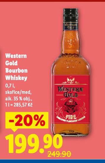 WESTERN GOLD BOURBON WHISKEY