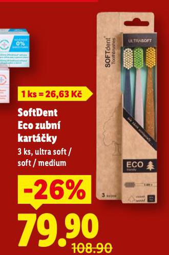 SOFTDENT ECO ZUBN� KART��EK