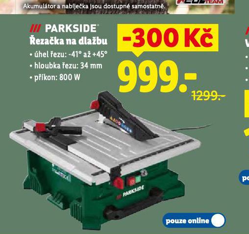 PARKSIDE �EZA�KA NA DLA�BU