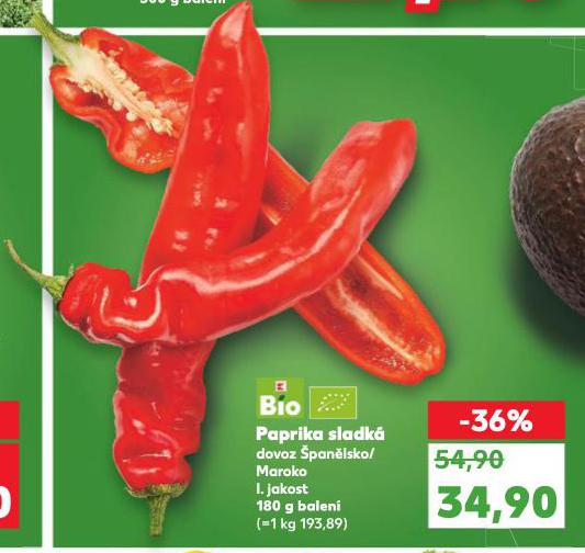BIO PAPRIKA SLADKÁ