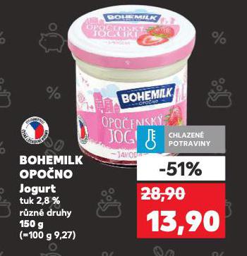 BOHEMILK OPO�NO13.9 JOGURT