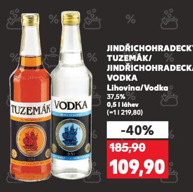 JINDŘICHOHRADECKÁ VODKA
