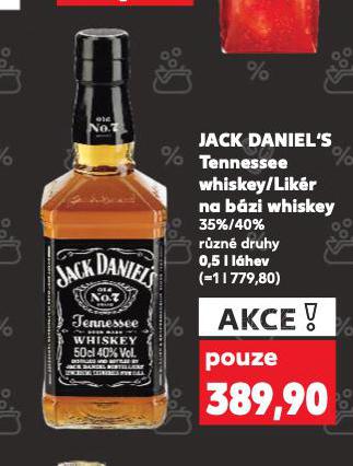 JACK DANIEL'S TENESSEE WHISKEY