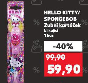 HELLO KITTY ZUBN� KART��EK