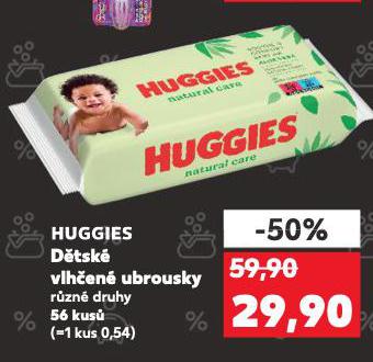 HUGGIES DĚTSKÉ VLHČENÉ UBROUSKY