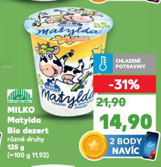 MILKO MATYLDA BIO DEZERT