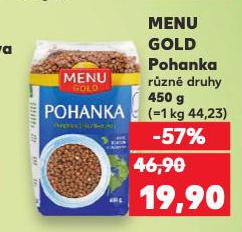 MENU GOLD POHANKA