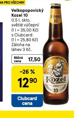 PIVO VELKOPOPOVICK� KOZEL 10