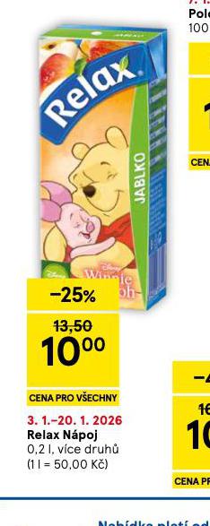 RELAX NÁPOJ