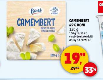 CAMEMBERT 45% BONI