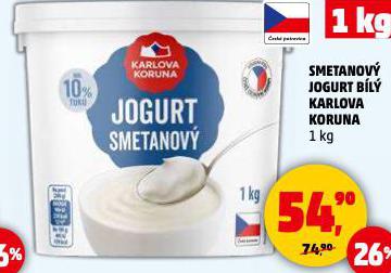 SMETANOV� JOGURT B�L�