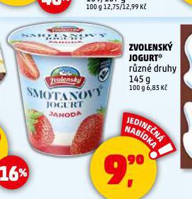 ZVOLENSK� JOGURT