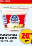 ZAKYSAN� SMETANA DE LUXE 20% KUN�N