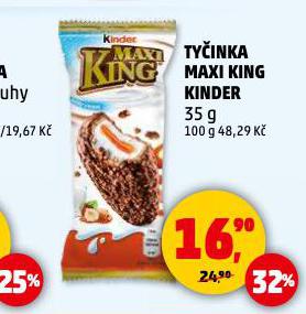 TY�INKA KINDER MAXI KING