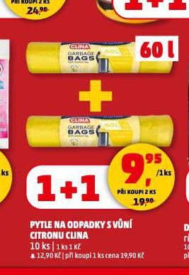 PYTLE NA ODPADKY S V�N� CITRONU CLINA