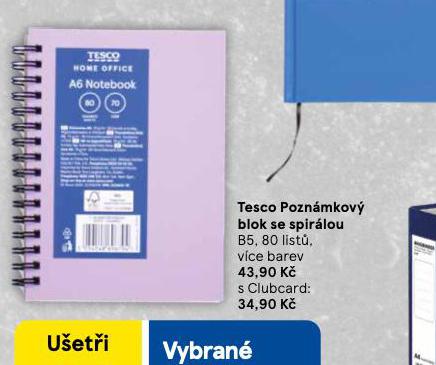 POZN�MKOV� BLOK SE SPIR�LOU