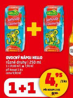 OVOCNÝ NÁPOJ HELLO