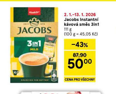 JACOBS INSTANTN� K�VOV� SM�S 3IN1