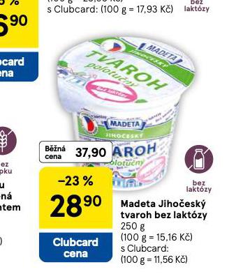 MADETA JIHOČESKÝ TVAROH BEZ LAKTÓZY
