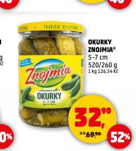 OKURKY ZNOJMIA