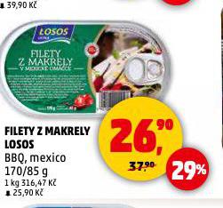 FILETY Z MAKRELY LOSOS