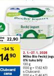 MILKO BIO �ECK� JOGURT 0% TUKU B�L�