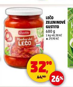 LEČO ZELENINOVÉ GUSTITO