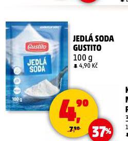 JEDLÍÁ SODA GUSTITO