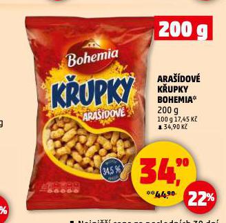 ARAŠÍDOVÉ KŘUPKY BOHEMIA