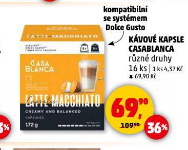 KÁVOVÉ KAPSLE CASABLANCA