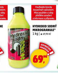 HYDROXID SODNÝ MIKROGRANULE