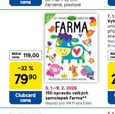 150 OPRAVDU VELK�CH SAMOLEPEK FARMA