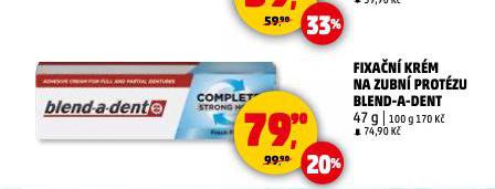 BLEND A DENT FIXA�N� KR�M NA ZUBN� PROT�ZU