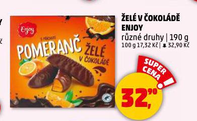 ŽELÉ V ČOKOLÁDĚ ENJOY