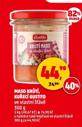 KRŮTÍ MASO GUSTITO