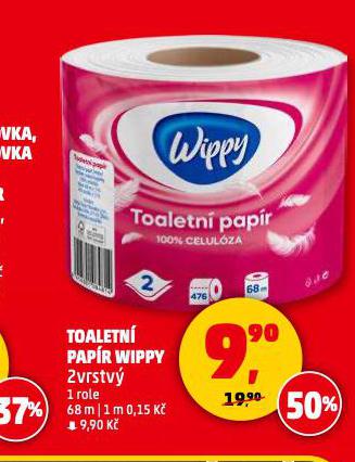 WIPPY TOALETNÍ PAPÍR
